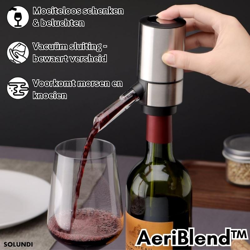 AeriBlend™ - 3-in-1 wijnbeluchter, voorraadhouder en dispenser | 50% TIJDELIJKE KORTING