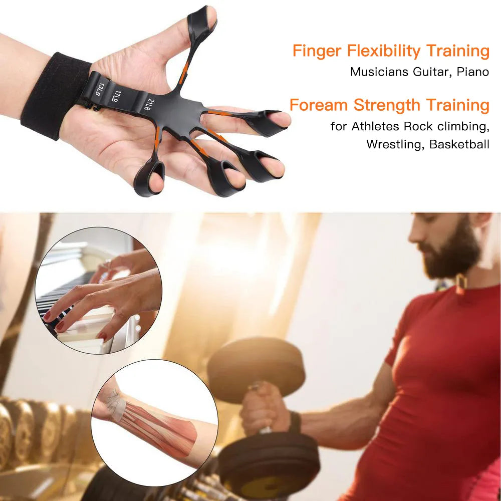 FlexiGrip™: 6-Level Finger Trainer - Verbeter uw handgrip