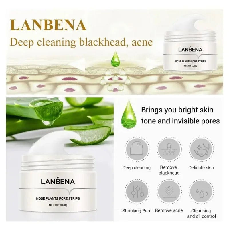 LANBENA Pore Strips™ -  Krachtige Mee-eter & Acne Behandeling